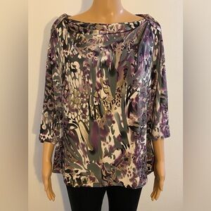 Women’s N Touch 3/4 Sleeve Pull Over Blouse